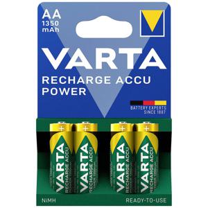 Varta RECH.AC.Power AA1350mAh Bli4 Oplaadbare AA batterij (penlite) NiMH 1350 mAh 1.2 V 4 stuk(s)