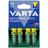 Varta RECH.AC.Power AA1350mAh Bli4 Oplaadbare AA batterij (penlite) NiMH 1350 mAh 1.2 V 4 stuk(s) - thumbnail