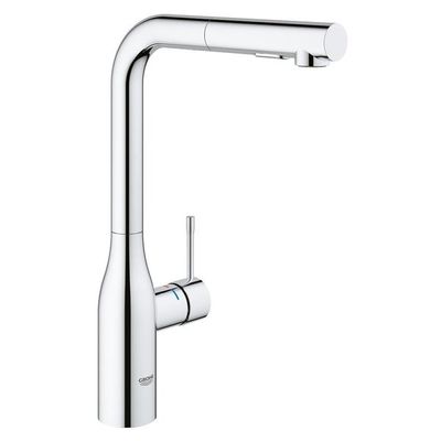 Grohe Essence keukenkraan met voetbediening dual spray chroom 30311000 Grohe Essence keukenkraan met voetbediening dual spray chroom 30311000