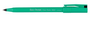 Pentel Fine Point R50 Zwart Stick balpen Fijn 12 stuk(s)