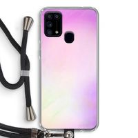 Flow mist pastel: Samsung Galaxy M31 Transparant Hoesje met koord