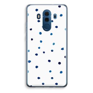 Blauwe stippen: Huawei Mate 10 Pro Transparant Hoesje