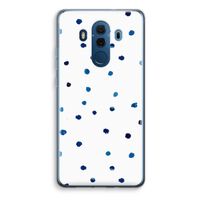 Blauwe stippen: Huawei Mate 10 Pro Transparant Hoesje