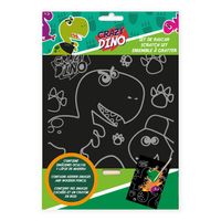 Kids Licensing Scratch Kunst Crazy Dino - thumbnail