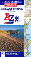 Wandelatlas 5 Adventure Atlas South West Coast Path - Dorset | A-Z Map Company - thumbnail
