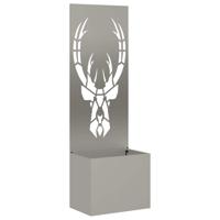 VidaXL Tuin privacy screen roestig 50 x 32 x 150 cm cortenstaal