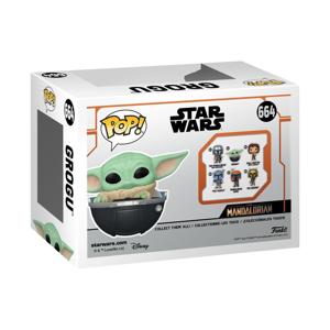 Funko Pop! Star Wars: The Mandalorian - Grogu in Hovering Pram speelfiguur