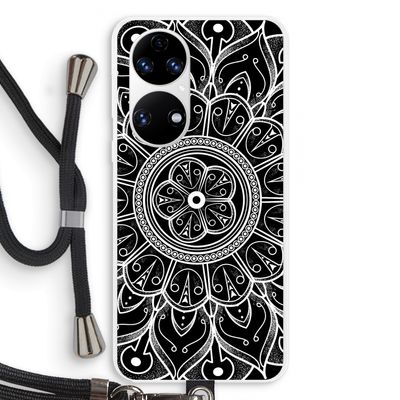 Roses Are Red: Huawei P50 Transparant Hoesje met koord