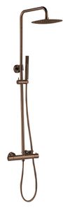 Best Design Dijon thermostatische opbouw regendouche 30cm sunny bronze - brons