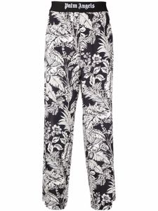 Palm Angels pantalon de jogging à imprimé Jungle Parrots - Noir