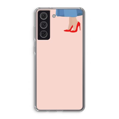 High heels: Samsung Galaxy S21 FE Transparant Hoesje