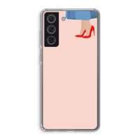 High heels: Samsung Galaxy S21 FE Transparant Hoesje