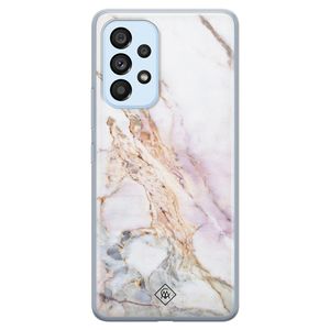 Samsung Galaxy A33 siliconen hoesje - Parelmoer marmer
