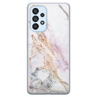 Samsung Galaxy A33 siliconen hoesje - Parelmoer marmer