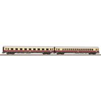 Piko N 40672 N 2-delige set IC-wagens Merkur van de DB