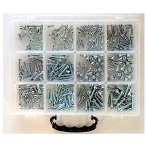 Bofix 214693 doos assortiment 12 vaks inbusbouten verzinkt