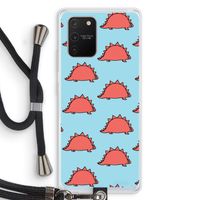Dinosawrr: Samsung Galaxy S10 Lite Transparant Hoesje met koord