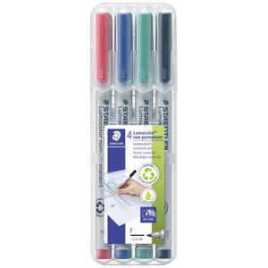 Staedtler 316 WP4 markeerstift 1 stuk(s) Zwart, Blauw, Groen, Rood