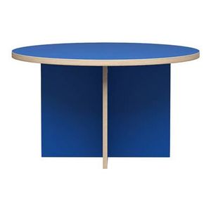 "HKliving Dining Table Eettafel -Ø 130 cm - Blue "