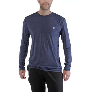Carhartt Force Extremes Long Sleeve Navy Heather Shirt Heren Size : M