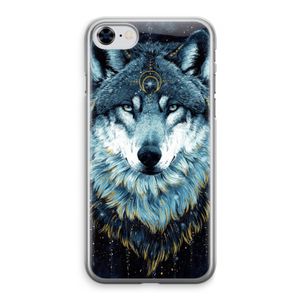 Darkness Wolf: iPhone 8 Transparant Hoesje