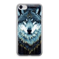 Darkness Wolf: iPhone 8 Transparant Hoesje