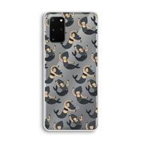 Zeemeermin: Samsung Galaxy S20 Plus Transparant Hoesje