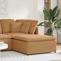 Modulaire bank voetenbank module beige 100x100x48 cm