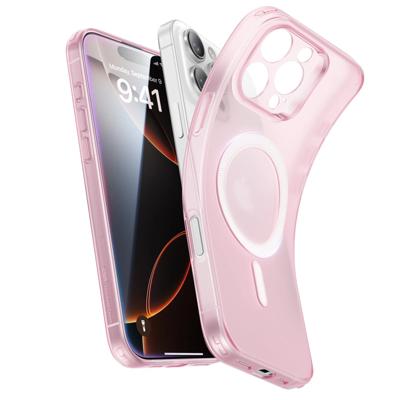 iPhone 16 Pro Zero Clear Case (HaloLock) - Frosted Pink