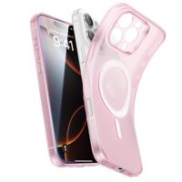 iPhone 16 Pro Zero Clear Case (HaloLock) - Frosted Pink