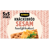 Jumbo Knackebrod Sesam 5 x 5 Stuks
