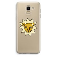 Kleine leeuw: Samsung Galaxy J6 (2018) Transparant Hoesje