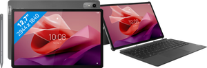 Lenovo Tab P12 128GB Wifi + QWERTY Toetsenbord Hoes Grijs