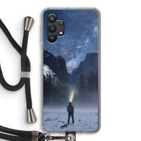 Wanderlust: Samsung Galaxy A32 5G Transparant Hoesje met koord