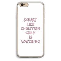 Christian Grey: iPhone 6 Plus / 6S Plus Transparant Hoesje