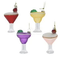 Kerstornament Cocktail 8,5cm Assorti 1st