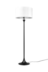 Trio Moderne schemerlamp Sabia Zwart met wit 415700332