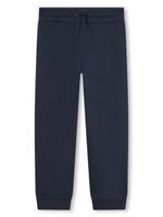 Kenzo Kids pantalon de jogging à logo imprimé - Bleu - thumbnail