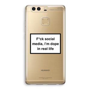 I'm dope: Huawei P9 Transparant Hoesje