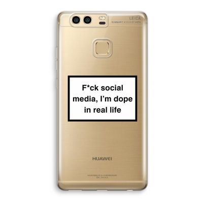 I'm dope: Huawei P9 Transparant Hoesje