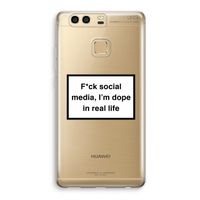 I'm dope: Huawei P9 Transparant Hoesje