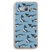 Narwhal: Samsung Galaxy J3 (2016) Transparant Hoesje