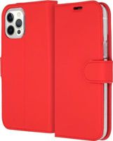 Accezz Wallet Softcase Bookcase iPhone 12 Pro Max Telefoonhoesje Rood - thumbnail