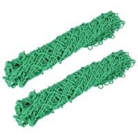 VidaXL Hooinetten 2 st 90x60 cm rechthoekig polypropeen groen