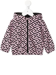 Versace Kids veste à motif Greca - Rose