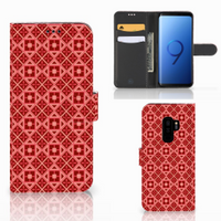 Samsung Galaxy S9 Plus Telefoon Hoesje Batik Rood