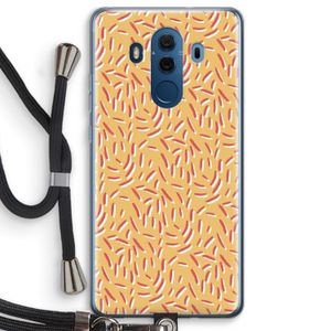 Camouflage: Huawei Mate 10 Pro Transparant Hoesje met koord