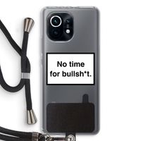 No time: Xiaomi Mi 11 Transparant Hoesje met koord