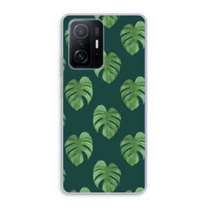 Monstera leaves: Xiaomi 11T Pro Transparant Hoesje