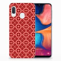 Samsung Galaxy A20e | TPU bumper | Batik Rood